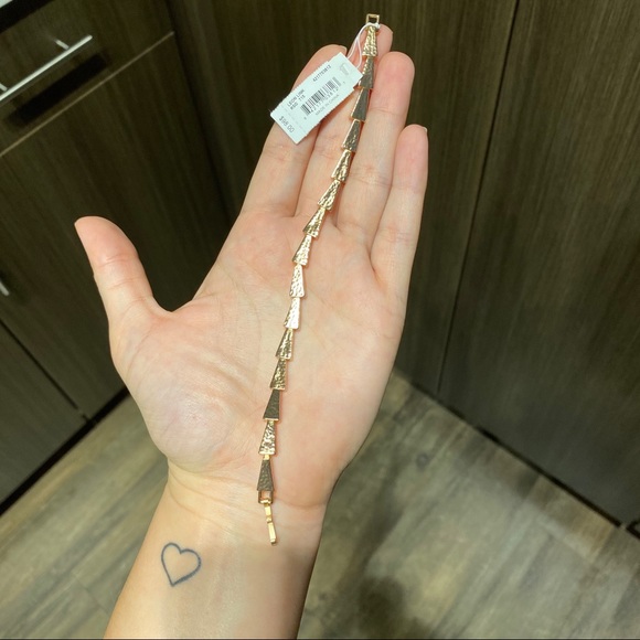 [SOLD]Kendra Scott Leon Link Bracelet In Rose Gold - Picture 4 of 4